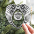 Christmas Memorial Hanging Ornaments Angel Wings